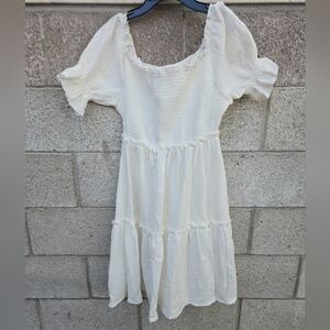 CHICME White Spring Flowy Dress